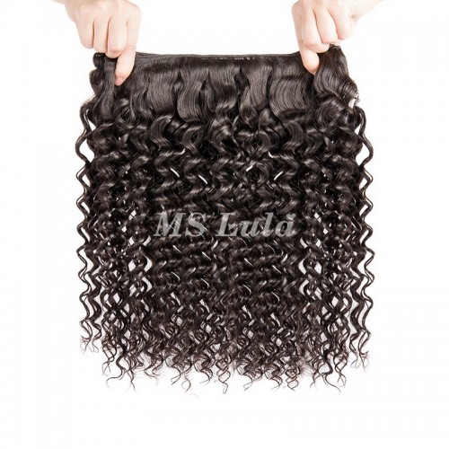 Virgin Deep Wave Hair Bundles With 5x5 Transparent/HD Lace Closure | Human Hair Wig | Lace Front